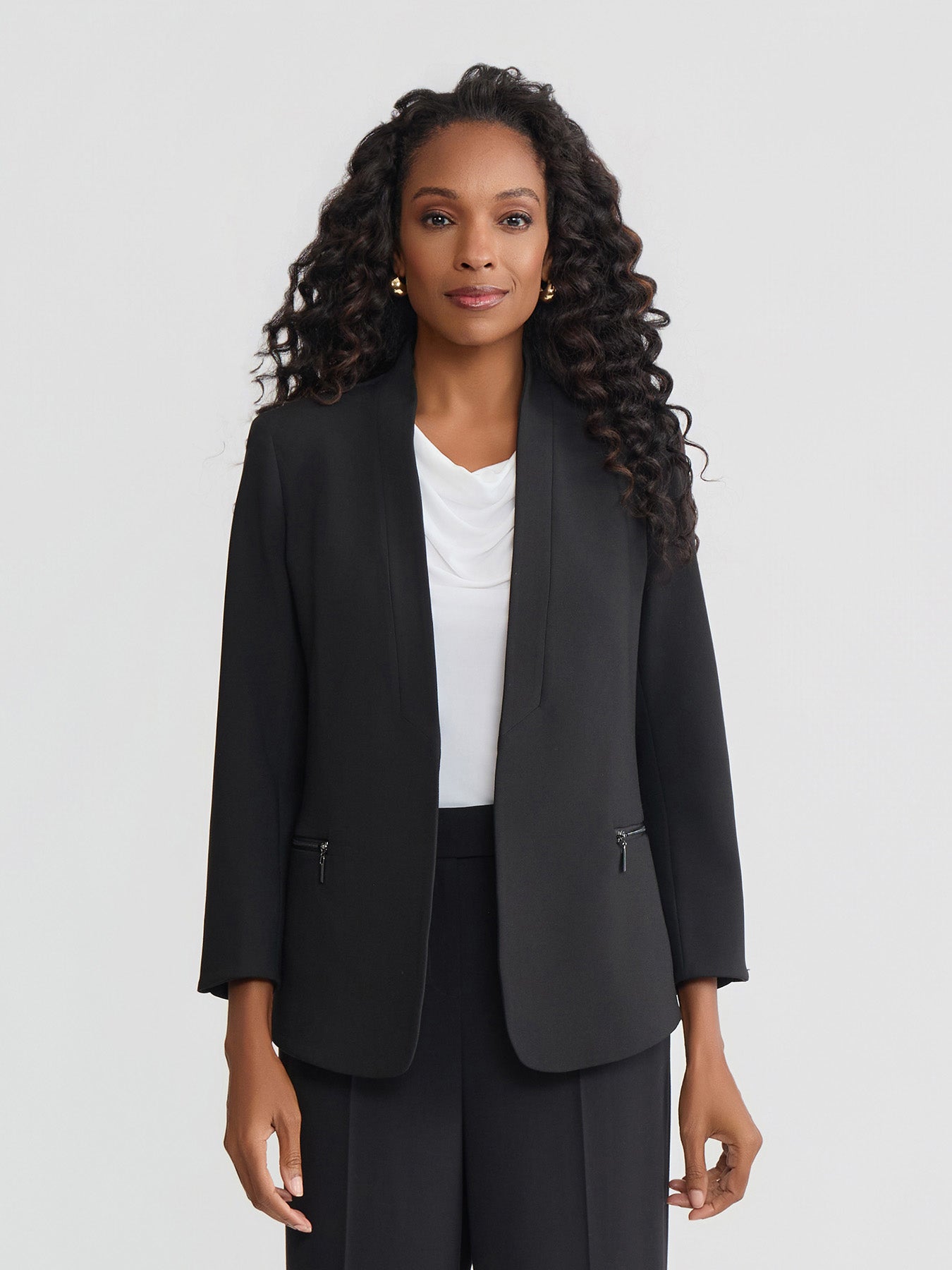 Modern Zip Pocket Jacket, Liberty Stretch