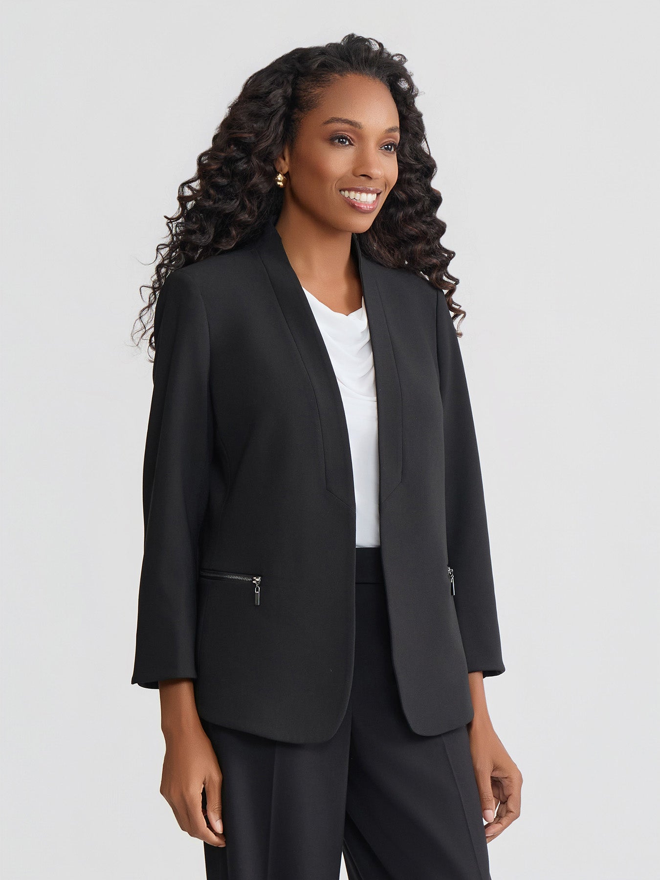 Modern Zip Pocket Jacket, Liberty Stretch - Image 2