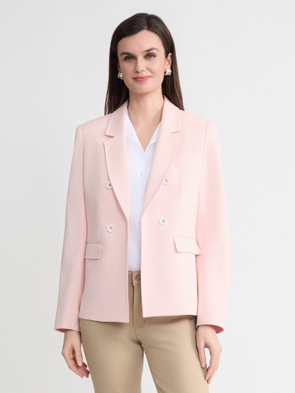 Faux Double Breasted Jacket, Modern Compression