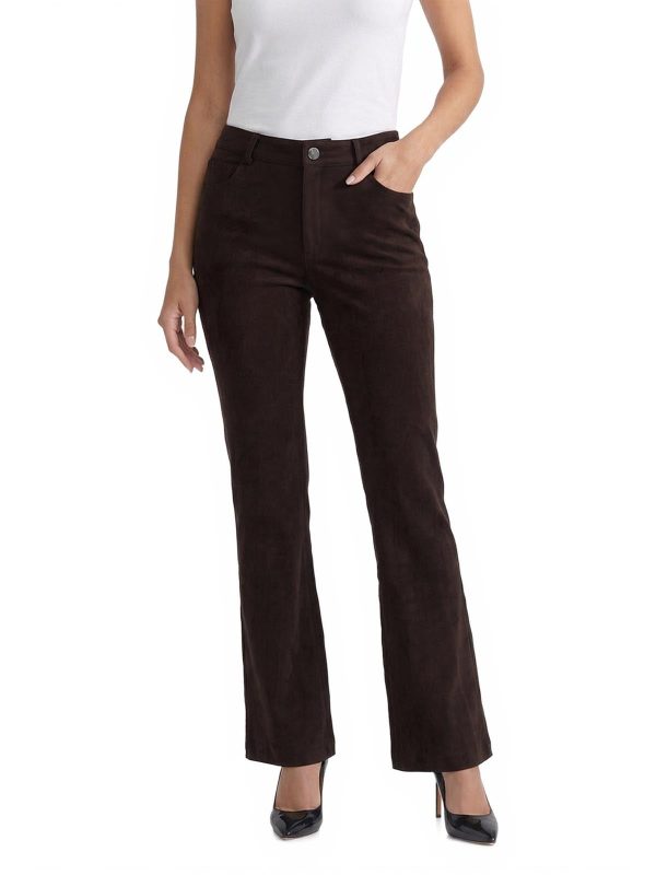 Lexington Bootcut Leg Pants, Scuba Suede