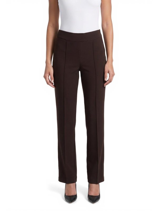 Petite Pull-On Pintuck Pants, Serenity Knit