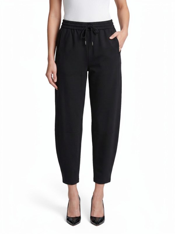 Pull-On Barrel Leg Pants, Serenity Knit